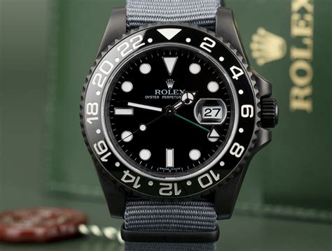 rolex pro hunter gmt master ii pvd black|rolex pro hunter 116710ln.